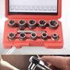 10-teiliges Mutternausdreher-Set mit 1/2"-Vierkantantrieb und Gleitmuttern-Entfernungswerkzeug für Druckluftschrauber und Elektroschrauber