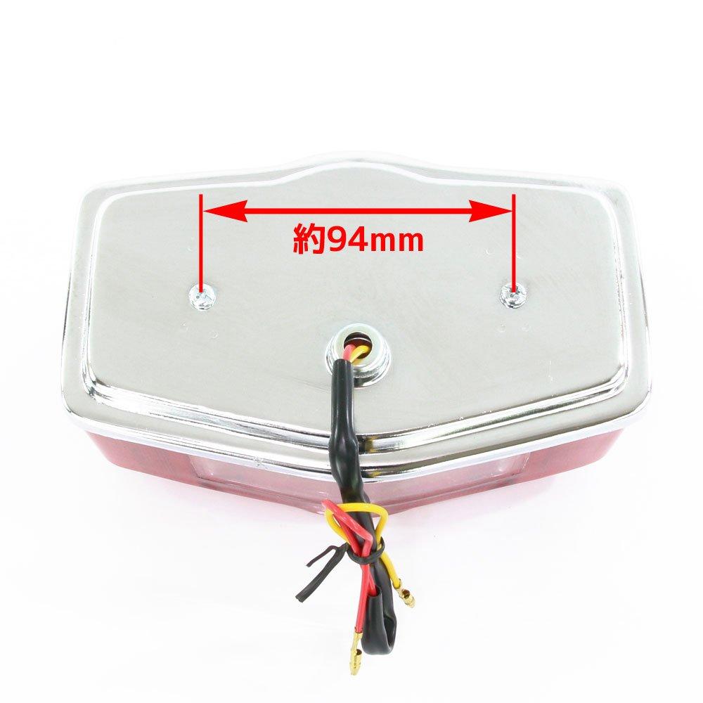 CB400FOUR CB750K2 Genuine Type Tail Lamp, Red Lens, ASSY