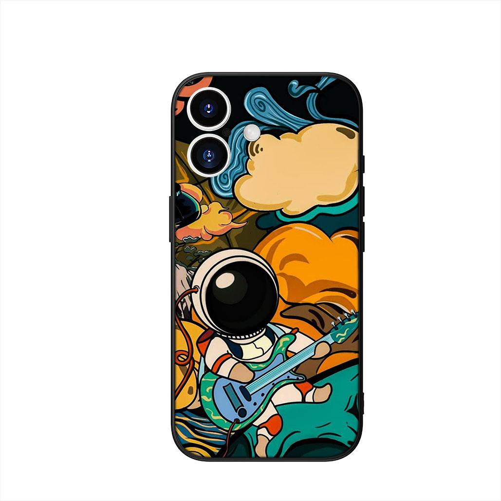 

Creative Design Art Astronaut Moon Case for Samsung Galaxy A07 A13 A12 A14 A23 A50 A51 A52 A53 A70 A71 A72 A04 Note 20 9 8 10 Galaxy Note20 Ultra