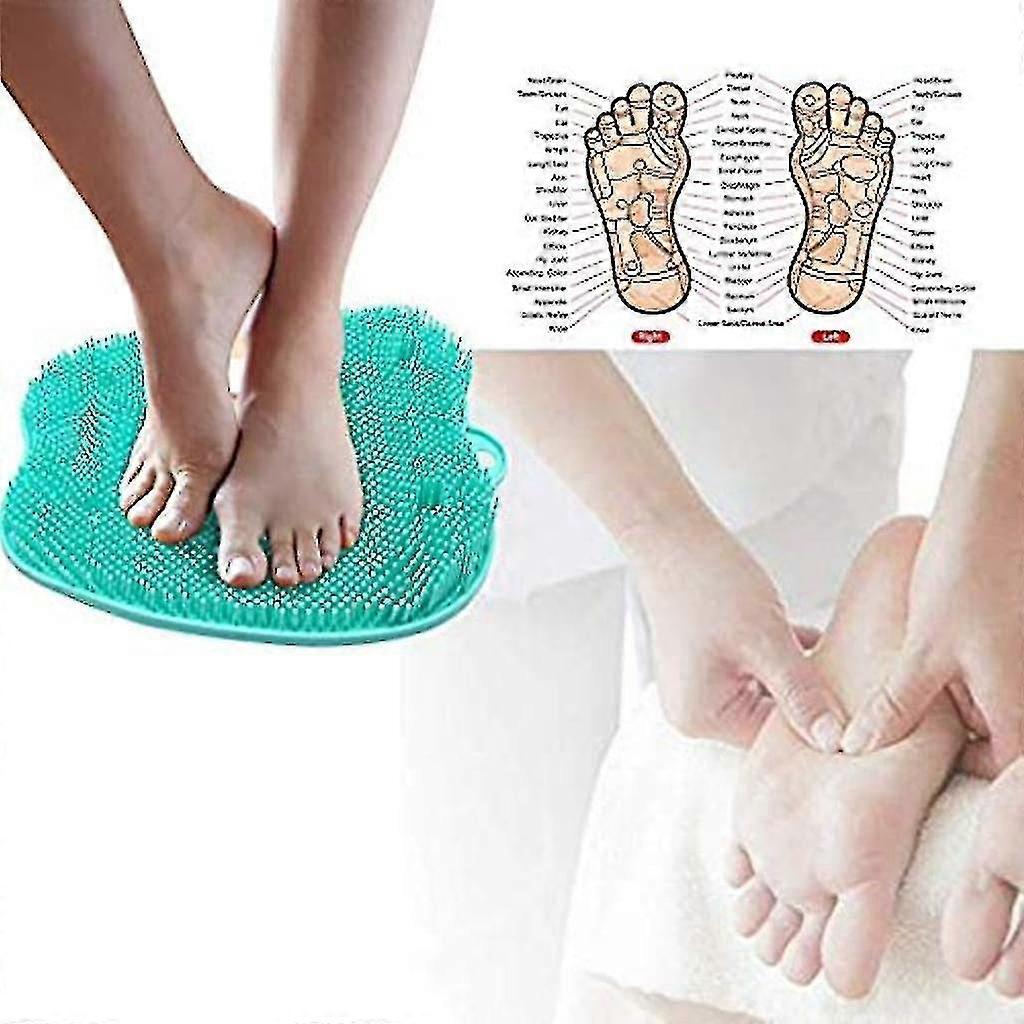 Silicone Foot Brush Scrubber Massager Shower Foot Brush Deep Cleansing Exfoliating Spa Increases Blood Circulation Hy