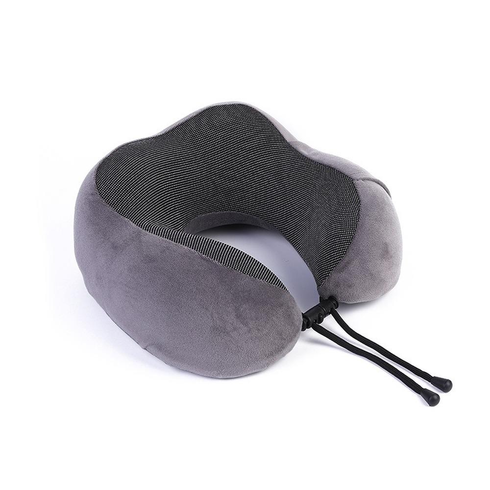 U-förmiges Reisekissen, Memory-Schaum-Nackenkissen, weiches Massage-Nackenkissen, Schlafflugzeug-Nackenkissen