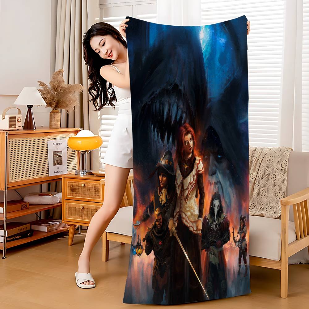 Game Path Of Exile Beach Towel Colorful Bath Towels For Girl Microfiber Quick Dry Sand Free Beach Yoga Spa Gym Pool