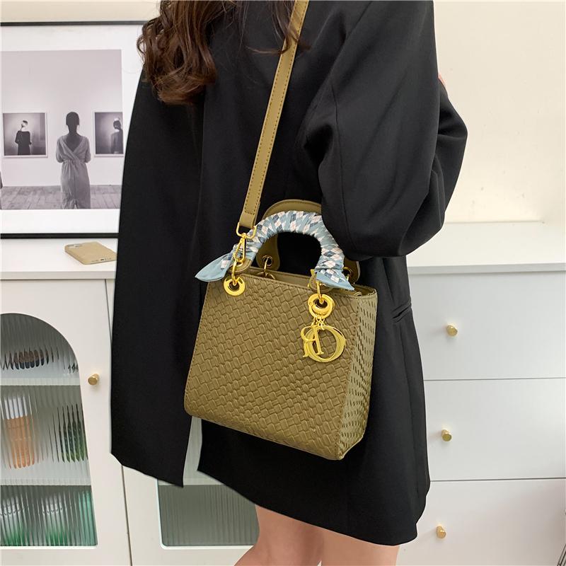 HandbagWomen Marke Luxus Totes Hohe Qualität Mode Klassische Gesteppte Quadratische Griff Tasche Frauen Umhängetaschen Schulter Taschen