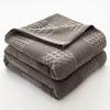 100%Cotton Blankets Waffle Throw Blanket Solid Soft And Breathable Blanket For Twin/Queen/King Bed Decorative Plaid Sofa
