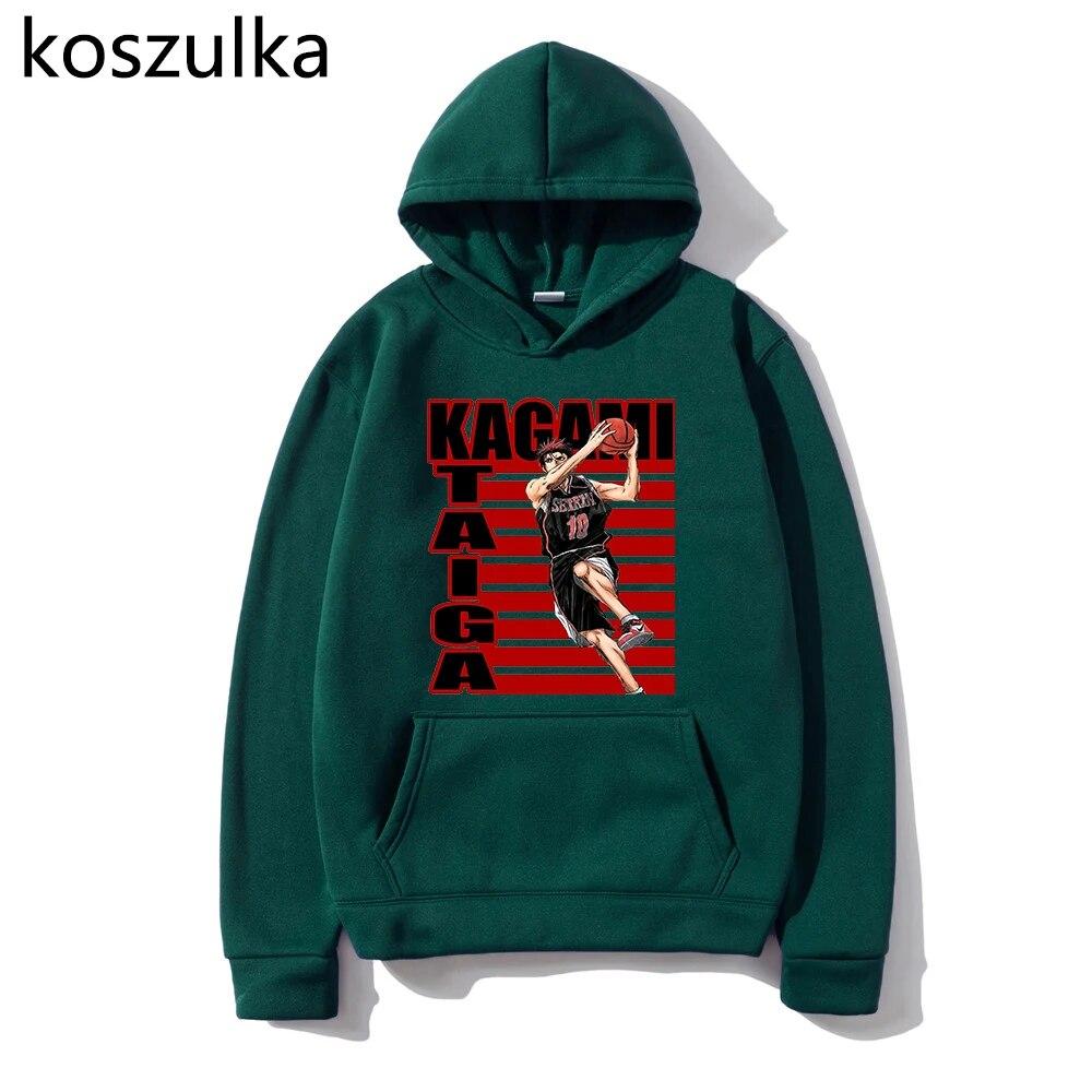 

Горячая толстовка с капюшоном Kuroko No Basket Kagami Taiga, пуловеры в стиле Харадзюку, толстовка унисекс, топы в стиле манга, одежда унисекс, Sudaderas, мужской L