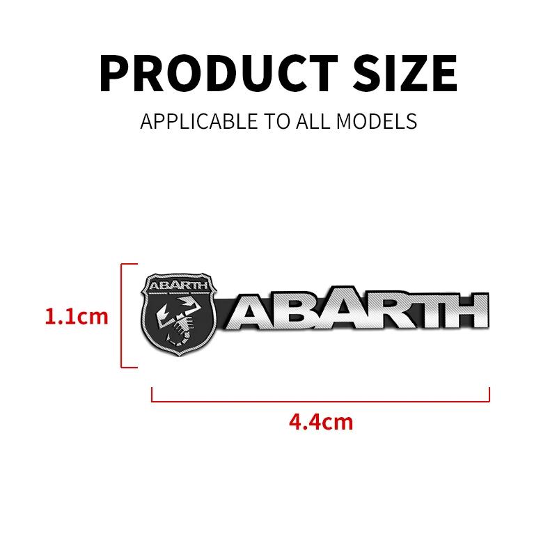 2/4Pcs 3D Aluminum Car Audio Stereo Speaker Badge Emblem Sticker For Abarth Punto 124 125 500 Fiat Viaggio Car Accessory