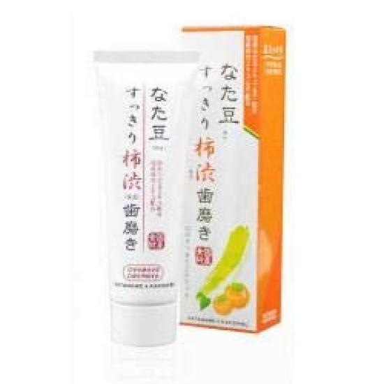 Sanwa Tsusho Natto Bean Refreshing Persimmon Tannin Toothpaste 120g X 3-Pack