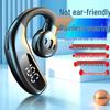 F80 Bluetooth Earphones: Over-Ear, Air Conduction, Single-Ear with Digital Display
