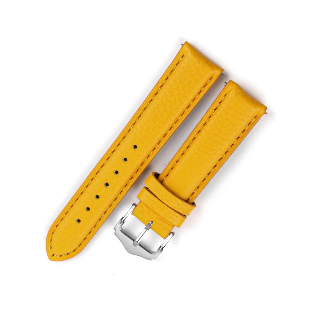 Litchi Pattern Soft Leather Watch Band Bracelet 18mm 19mm 20mm 22mm Cowhide Watchband Replacement Wrist Straps Accessories