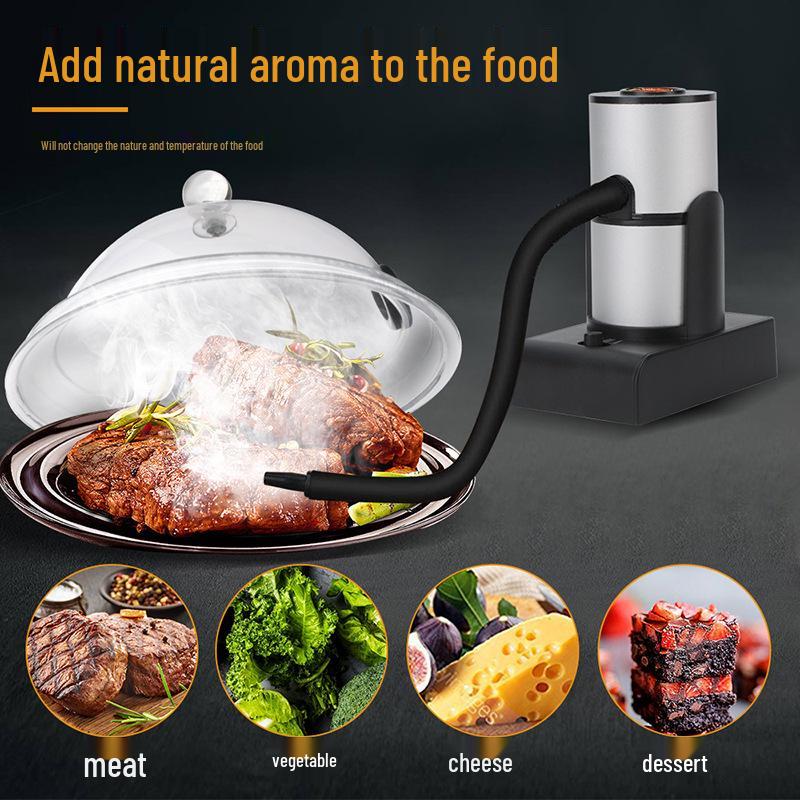 Molecular Gastronomy Smoker Gun with Wood Chips for Kitchen and Barbecue