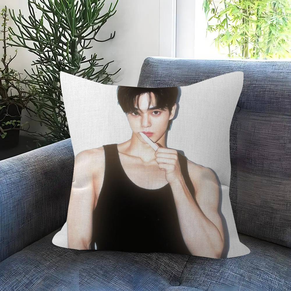 Kpop Actor Hot SSong Kang Pillow Gift Home Office Decoration Bedroom Sofa Car Cushion Cover case 45x45