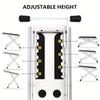 Folding Foot Rest 6-Height Adjustable Single Footstool Beauty Salons Home Pedicures Toe Nail Bath Beauty Tool Lazy Furnishings