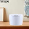 3/5L Touch Free Intelligent Auto Trash Can Smart Sensor Office Automatic Storage Box White Khaki Rechargeable Desktop Trash Can