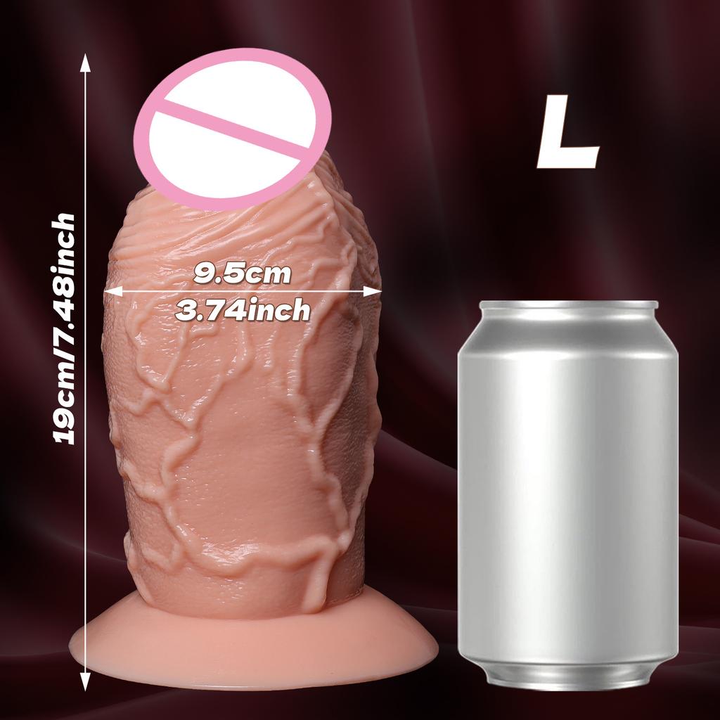 Dilated Anal Device  Super Thick  Egg Free Fake Penis  Egg Free  Simulated Penis  Large Mushroom Head  Masturbator Female Adult Sexual Product