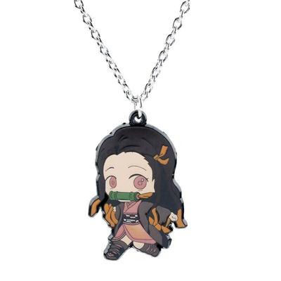 Demon Slayer Kamado Tanjirou Merchandise Halsband Kreativa Tecknade Figurer Mode Kostym Festtillbehör Semestergåvor