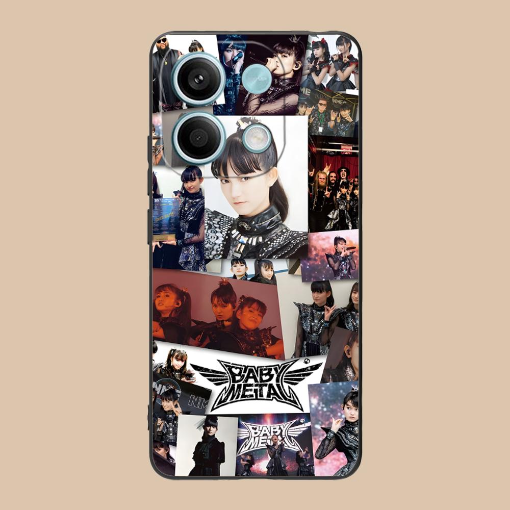 Cute Babymetal Mobile Phone Case for POCO M6 M5 M4 M3 X7 X6 X5 X4 X3 F6 F5 F4 Pro GT 5G Colour Printing Cover Cellphones Pretty
