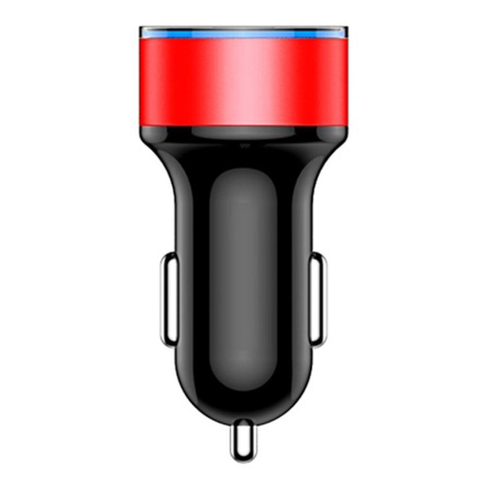 

3.1A Dual USB Port LED Display Qucik Car Auto Mobile Phone Quick Port USB Fast Charger Adapter Fast Charge LED Car Power Adapter красный