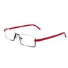 Reading Glasses with Box Vintage Business Half Frame Women Men Finished Presbyopic Eyeglasses Eyewear with Diopter +1.0 To +4.0