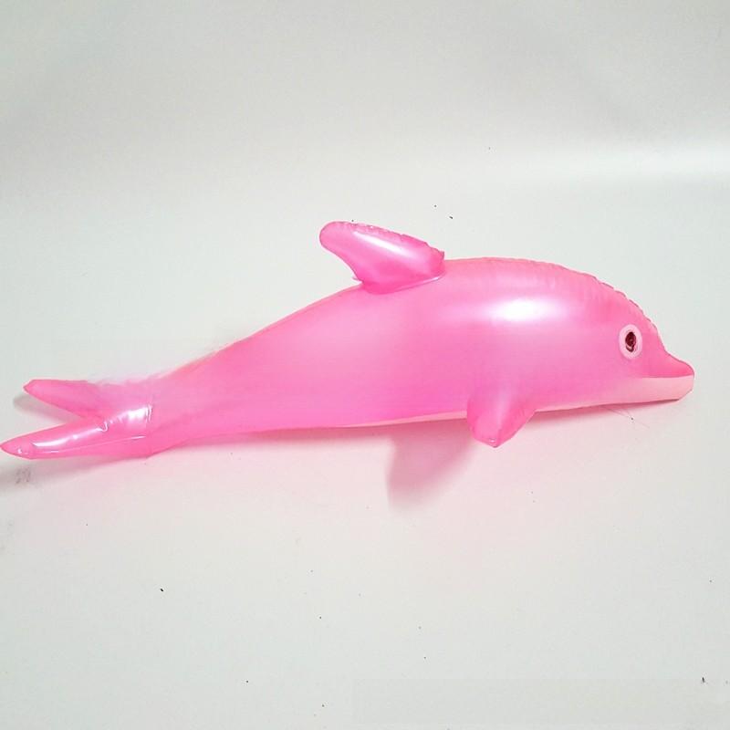 Juguete Inflable de Animal Delfín con Material de PVC para Juego Interactivo y Diversión Familiar