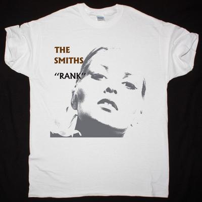 THE SMITHS RANK WHITE INDIE ROCK BAND T-SHIRT