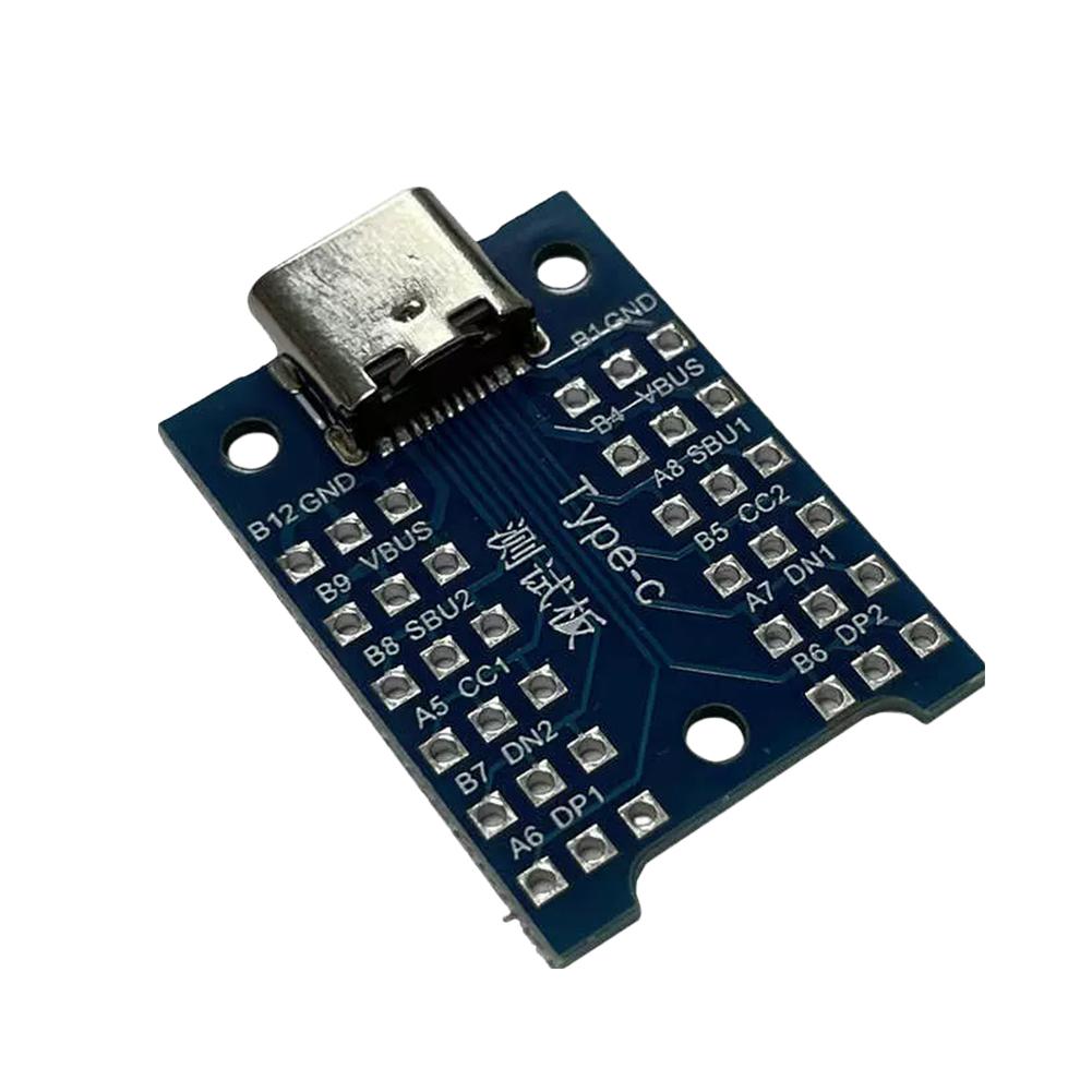 

USB-інтерфейс USB Type-C Test Charging Board Type-C USB 3.1 Female PCB Converter
