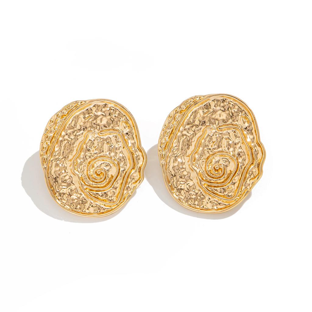 Ingemark 5 Styles Retro Unique Irregular Piercing Stud Earrings Women Fashion Elegant Alloy Earrings Daily Jewelry Accessories