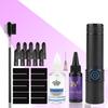 Hair Extension 3-5s Curing UV Hair Glue Hair Extensions Tools Kit 30g UV Glue with 30ml Hair Bonding Glue Remover 20W UV LED Lamp