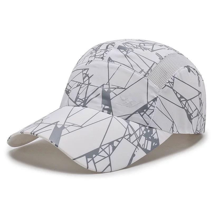 Summer hat men's baseball cap quick-drying outdoor visor sun hat casual thin cap breathable