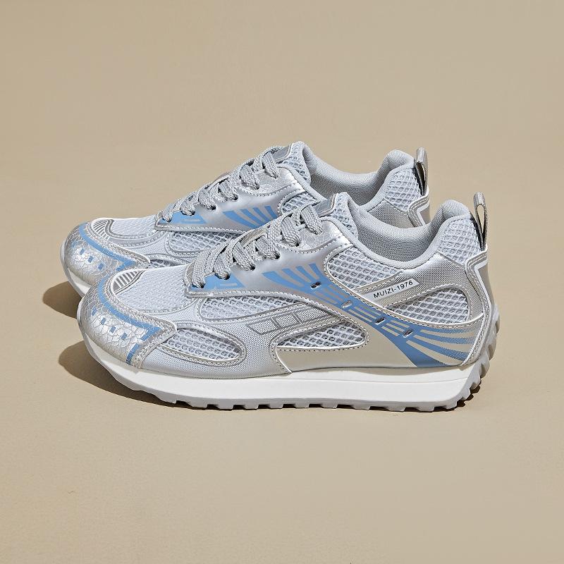 Plateausohle Deutsche Trainingsschuhe Sommer Neu Dünnes Netz Atmungsaktiv Sport Joggen Forrest Gump Schuhe