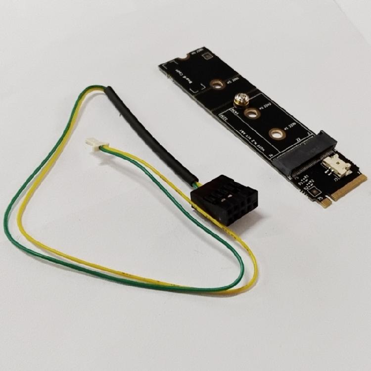 M.2 SSD-Karte M.2 A E-Key auf M.2 M-Key-Karte NVME Bluetooth-kompatible WiFi-Karte