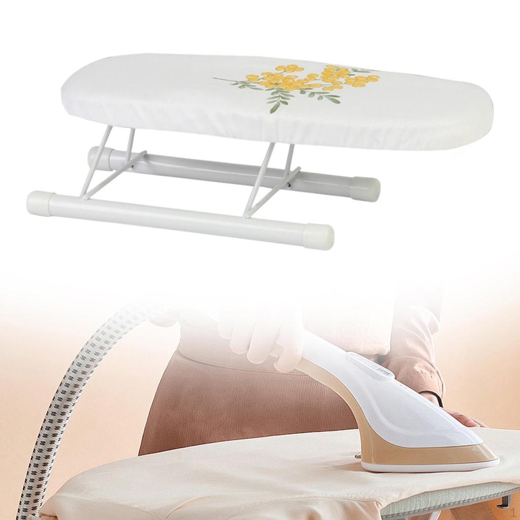 Foldable Ironing Board, Portable Compact Anti Slip Space Saving Tabletop Iron Board Small