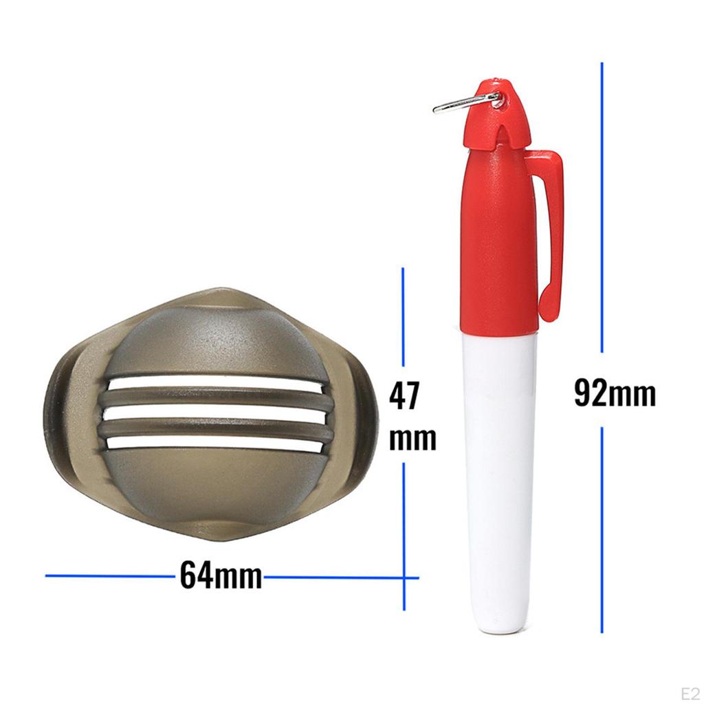 2x Golf Ball Marker Set,Golf Alignment Tool Supplies,Putting Lines Marking Tool,Golf