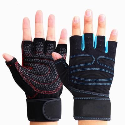 Půlprstové cyklistické rukavice Cyklistické rukavice pro motocyklisty Tělocvična Trénink Fitness Vzpírání Sport Bezprsté Ženy Muži Sportovní rukavice