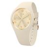 Watch Almond Authorized Waterproof Ice-watch Women's [ICE Champagne] Skin, 3-Hand, 37mm, 025251, Retailer, Silicone,