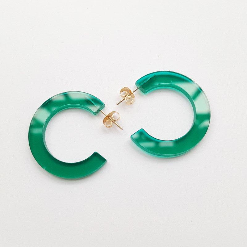 1pc Candy Color Acrylic Geometric Round Square Stud Earrings for Women Girl WL 1pc Candy Color Acrylic Geometric Round Square Stud Earrings for Women Girl WL