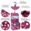 Travel Hanging Toiletry Bag Portable Cosmetic Organizer with Hook Waterproof Makeup Pouch for Women Girls Business Trips Vacation Use