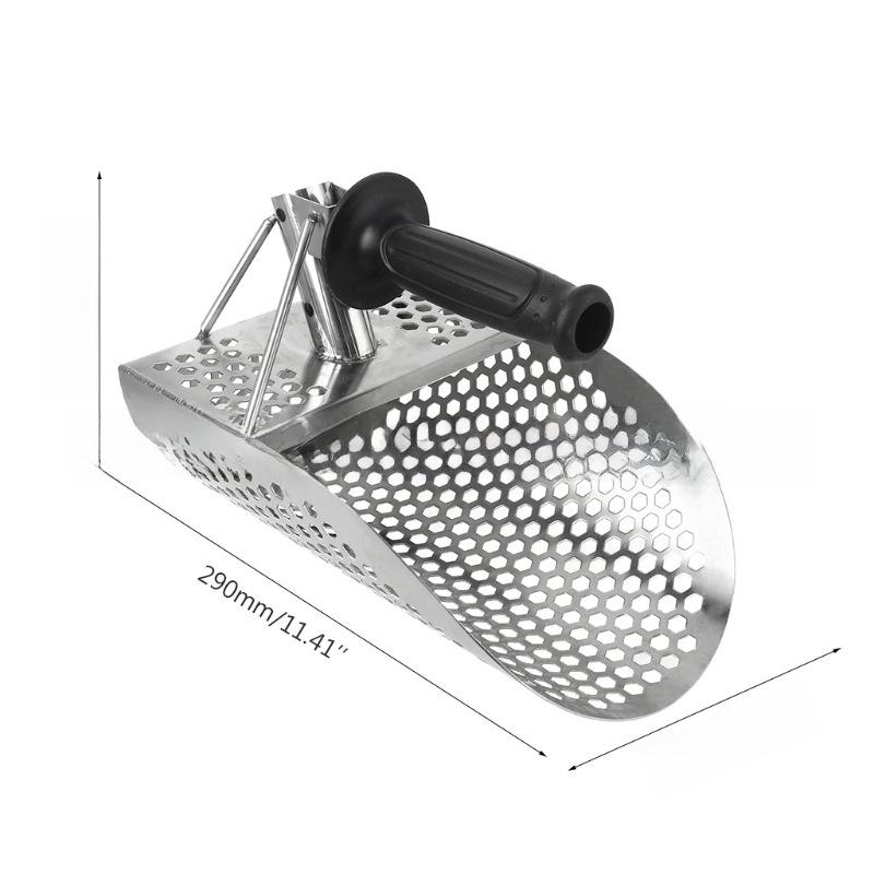 ABS/Stainless Steel Sand Scoop Hourglass Beach Treasure Filter for Metal Detecting