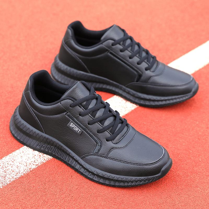 Men Shoes Spring Autumn Waterproof Walking Sneakers Leisure Male Sports Shoes Non Slip Footwear Tennis for Men Winter Black 48
