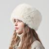 Autumn and winter furry basin hat versatile, warmth and cold protection, thick big head circumference for face enhancement, small plush bucket hat