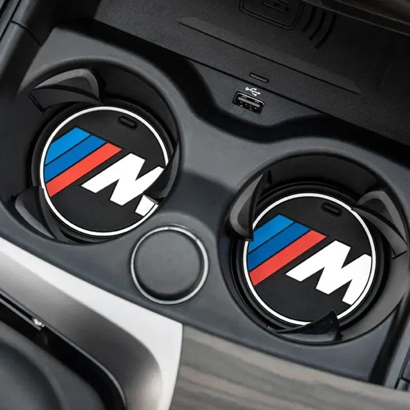 -Car Coaster Water Cup Bottle Holder Anti-slip Pad Mat for BMW E60 E70 E82 E88 E90 E92 F01 F10 F30 G01 G20 G21 G30 G11 F15 X5 X3