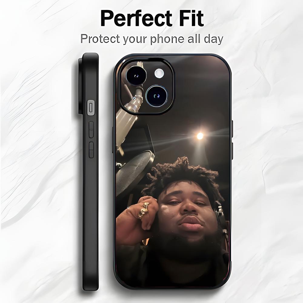 Soulful Melodic American Singer R-Rod Wave Phone Case Phone Case Soft Packaging Lightweight For iPhone17 16 15 14 13ProMax