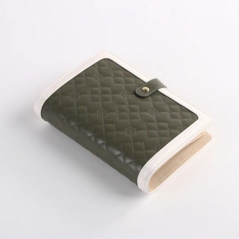 Livre de Rangement de Bijoux Portable en Cuir de Luxe à Feuilles Mobiles Sac de Rangement Grande Capacité Boucles d'Oreilles Colliers Bijoux Classeur