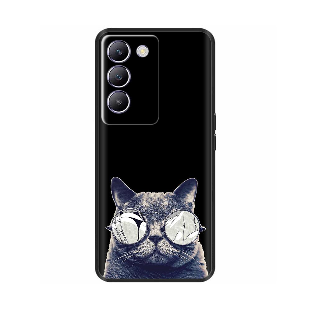 For Vivo V30 V40 SE Phone Case Shockproof Silicone Soft Bumper Cases For Vivo V40 SE V30 SE Luxury Painted Protection Back Cover