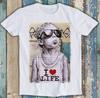 Banksy Kocham Życie Chłopiec Graffiti Najlepiej Sprzedający Śmieszna Sztuka Prezent Koszulka T-shirt M1660