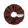 Aube Nuit C Line Cocoa Brown Hair Cotton Scrunchie M