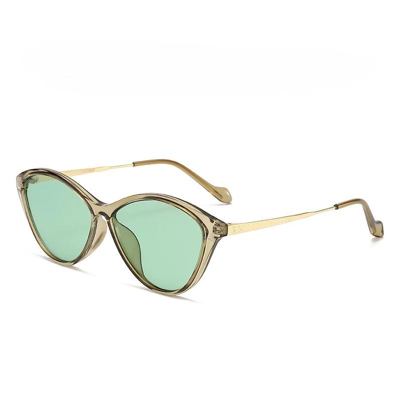 2026 New Fashionable Personalized HD Women's Sunglasses Retro Neutral UV400 Premium Multi Color Lens Sunscreen Glasses