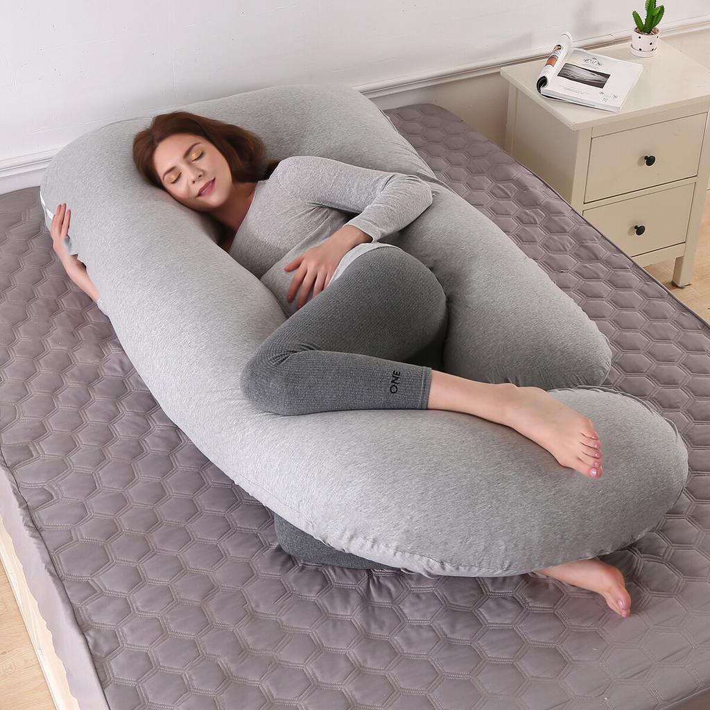 J-Shape Side Sleeper Pillow Pregnancy Pillow Positioning Pillow Nursing Pillow