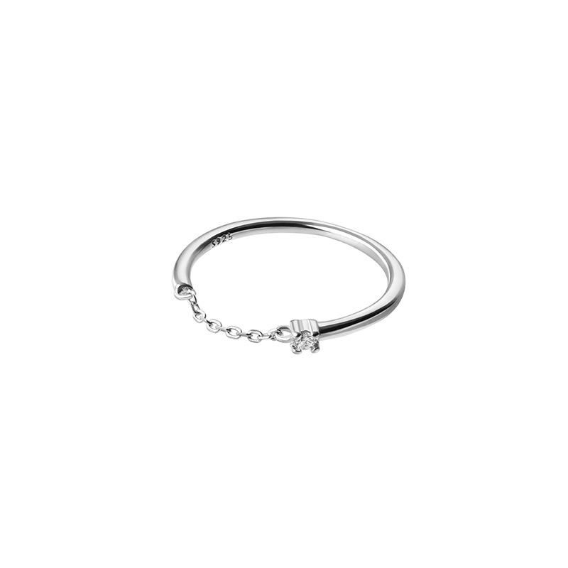 

La Monada Chain Rings For Women 925 Silver Real Minimalist Fine Rings Female Silver Ring 925 Women On Finger Korean Slim 16&Color