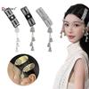 Elegant Silver Tassel Hairpin Fashion Handmade Hairclip Side Clip Hairpiece For Girls Alloy Texture Hair Accessories Gift