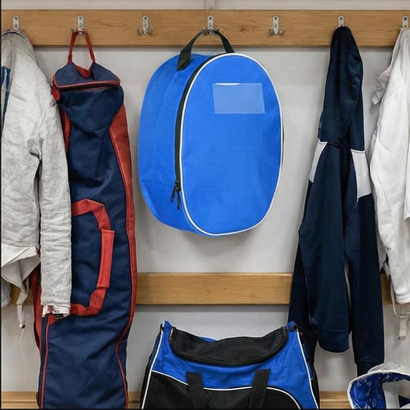 Oxford Cloth Fencing Mask Bag Sport Gears Pouch Fencing Helmet Storage Bag For Secure Transport And Storage Enduring